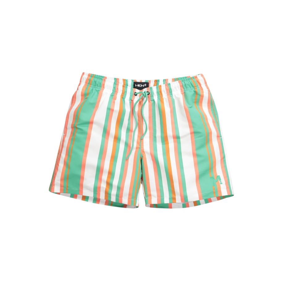 men plus Men Plus Zwemshorts grasgroen / kreeft / wit -