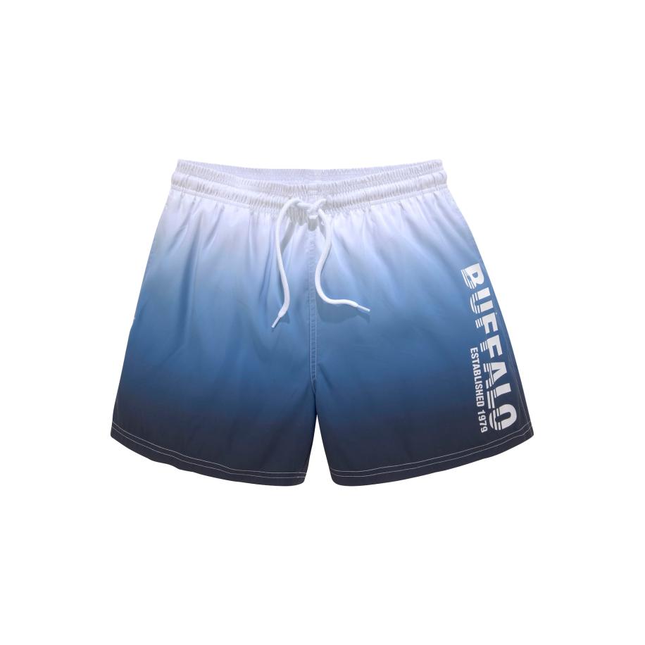 Buffalo BUFFALO Zwemshorts navy / lichtblauw / wit -