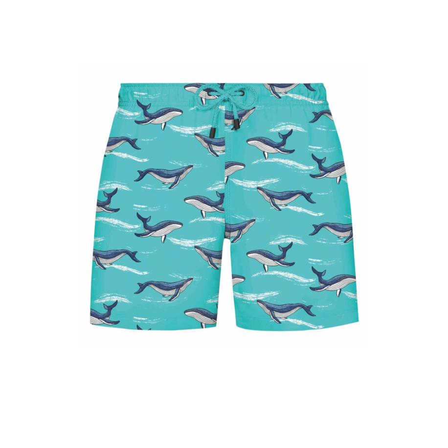 WESTMARK LONDON WESTMARK LONDON Zwemshorts turquoise / donkerblauw / wit -