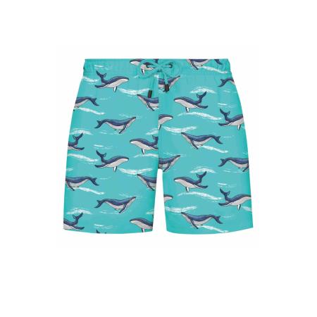 WESTMARK LONDON WESTMARK LONDON Zwemshorts turquoise / donkerblauw / wit