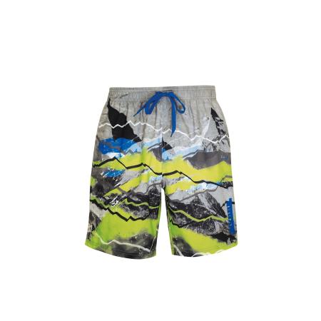 WAVEBREAKER wavebreaker Zwemshorts donkerblauw / limoen / grijs / zwart