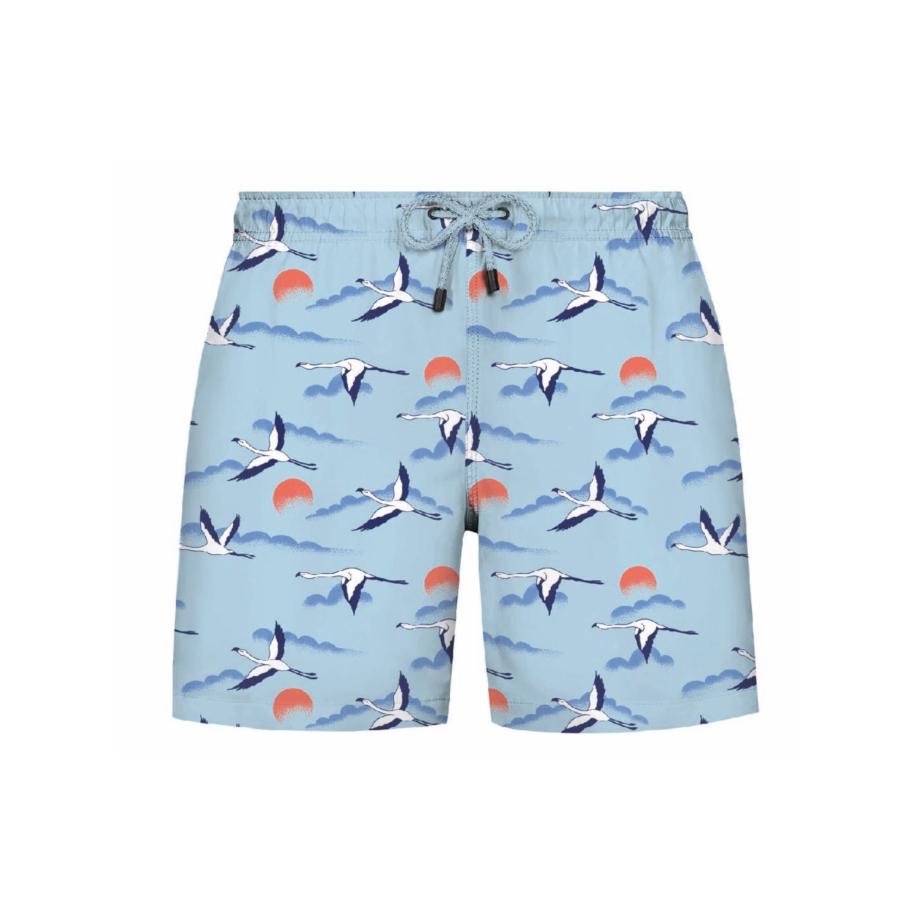 WESTMARK LONDON WESTMARK LONDON Zwemshorts blauw / navy / oranje -