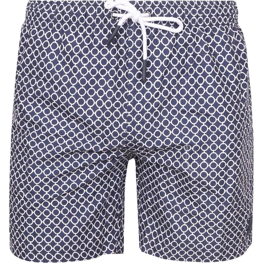 Suitable Zwembroek Circle Chain Navy Blauw