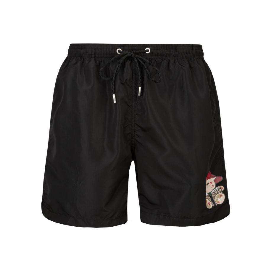 19V69 ITALIA 19V69 ITALIA Zwemshorts Siro Bucket lichtbruin / donkerbruin / rood / zwart -