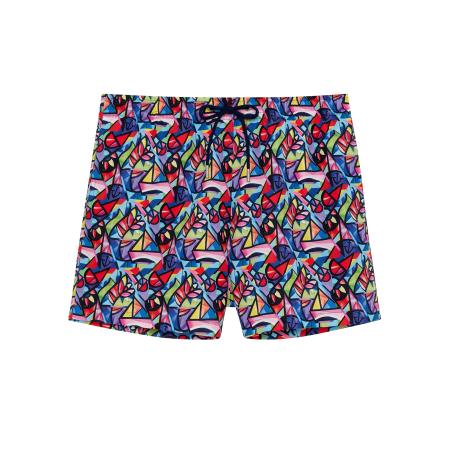 HOM HOM Zwemshorts Beach Boxer Idylle gemengde kleuren