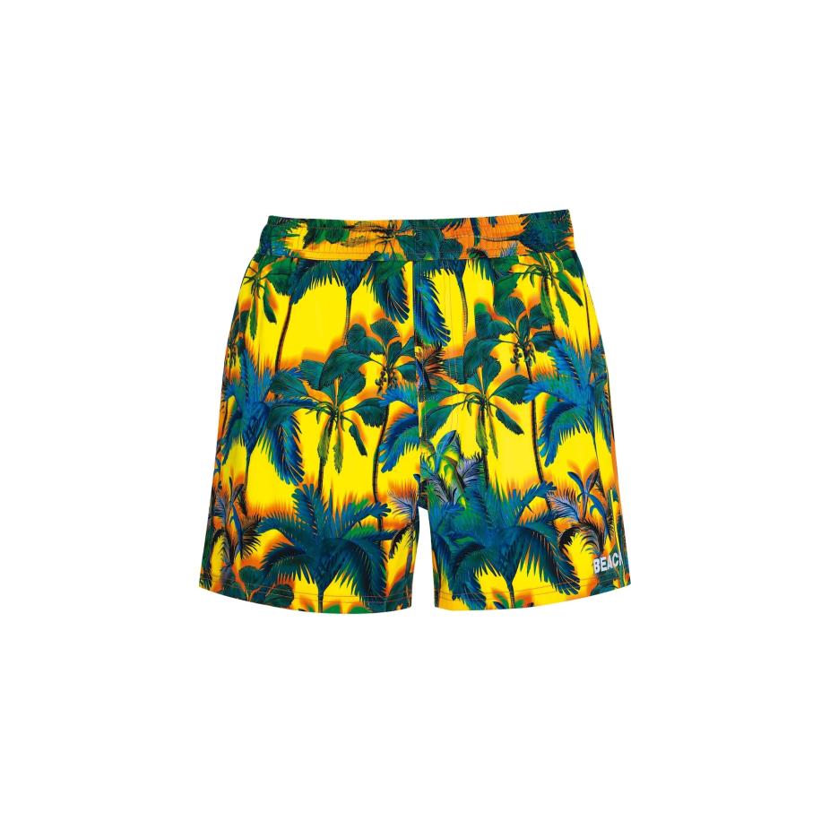 WAVEBREAKER wavebreaker Zwemshorts geel / donkergroen / oranje / zwart -