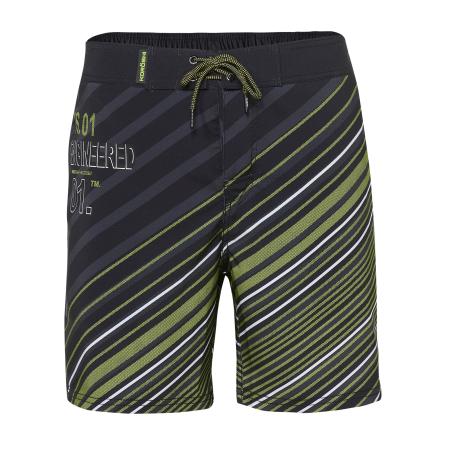 KOROSHI KOROSHI Zwemshorts groen / lichtgroen / zwart / offwhite