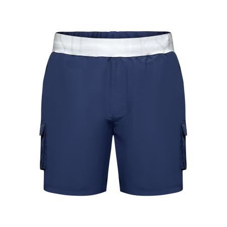 SikSilk SikSilk Zwemshorts navy / wit