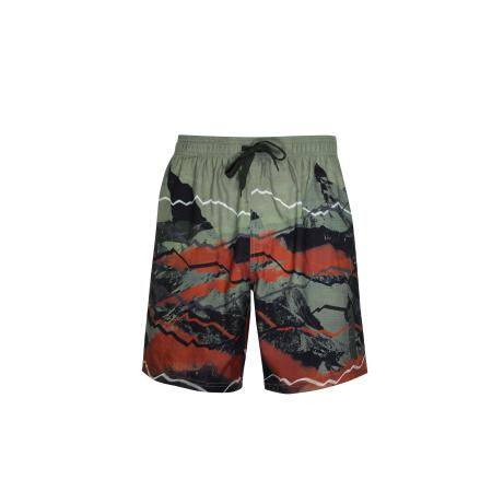 WAVEBREAKER wavebreaker Zwemshorts kaki / knalrood / zwart