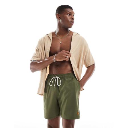 Polo Ralph Lauren - Traveler - Zwemshort met icoonlogo in olijfgroen